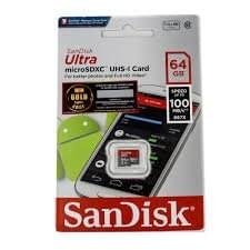 SANDISK 64GB CLASS10 SD CARD
